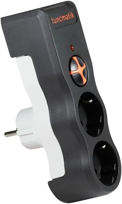 Tsk19022 Akım Koruyucu Prizler, Siyah, 2'Li 1050 Joule