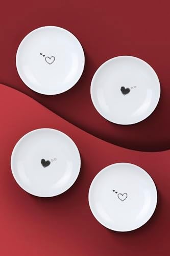 Porselen Pretty 4 Parça 10 Cm Tabak