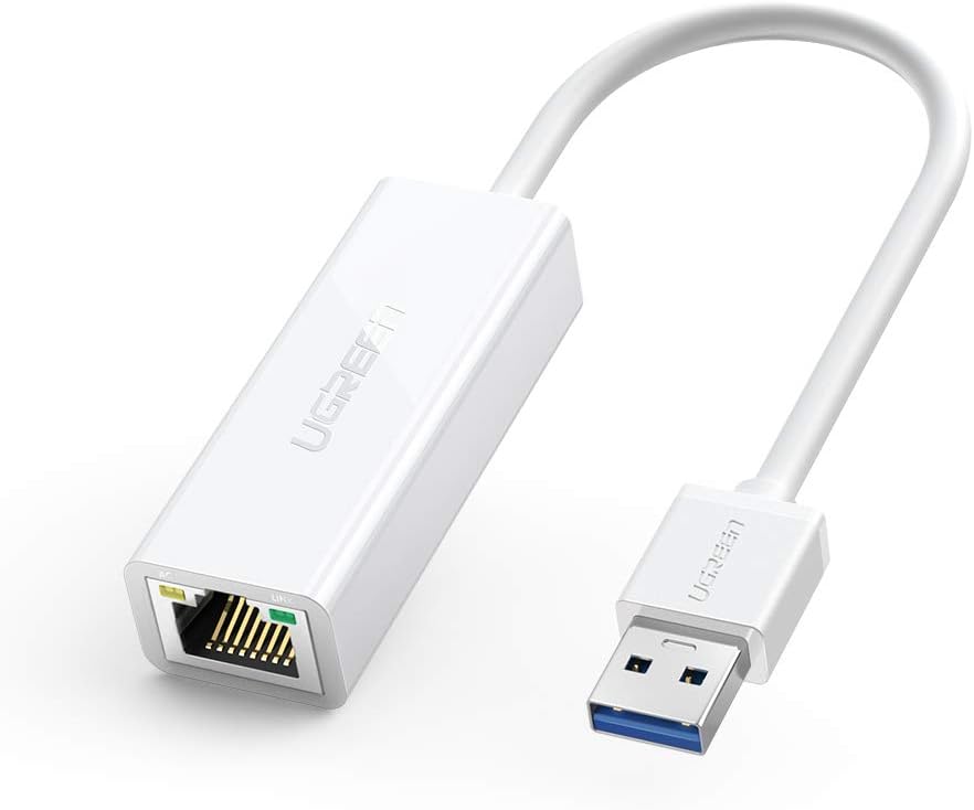 USB 3.0 to Gigabit Ethernet Dönüştürücü Adaptör Beyaz