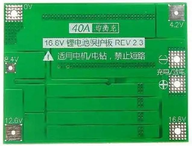 4S 40A BMS Balans Şarj ve Koruma Modülü