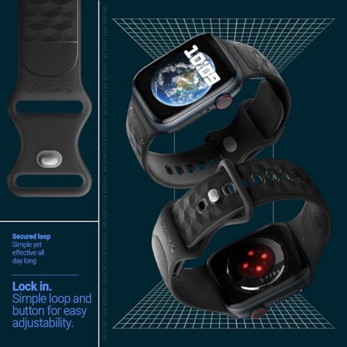 42mm Seri 11/10-41mm Seri 9/8/7-40mm Seri SE2/SE/6/5/4 ile uyumlu Kordon Kayış Band Parallax - AMP07136