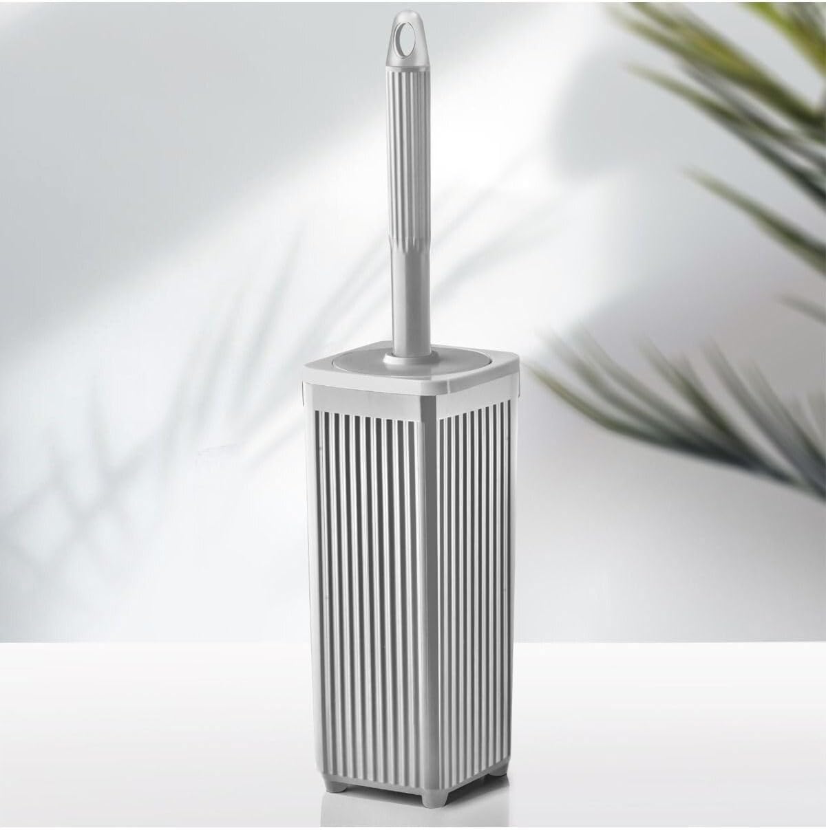 Tuvalet Fırçası Klozet Fırçası Kare Gri