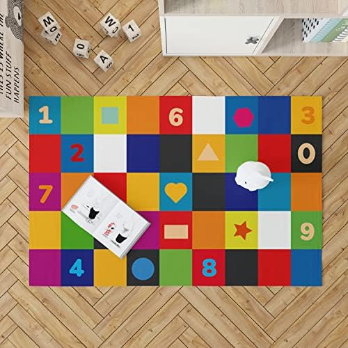 Okul Öncesi Öğretici Oyun Matı - Bebek Oyun Halısı