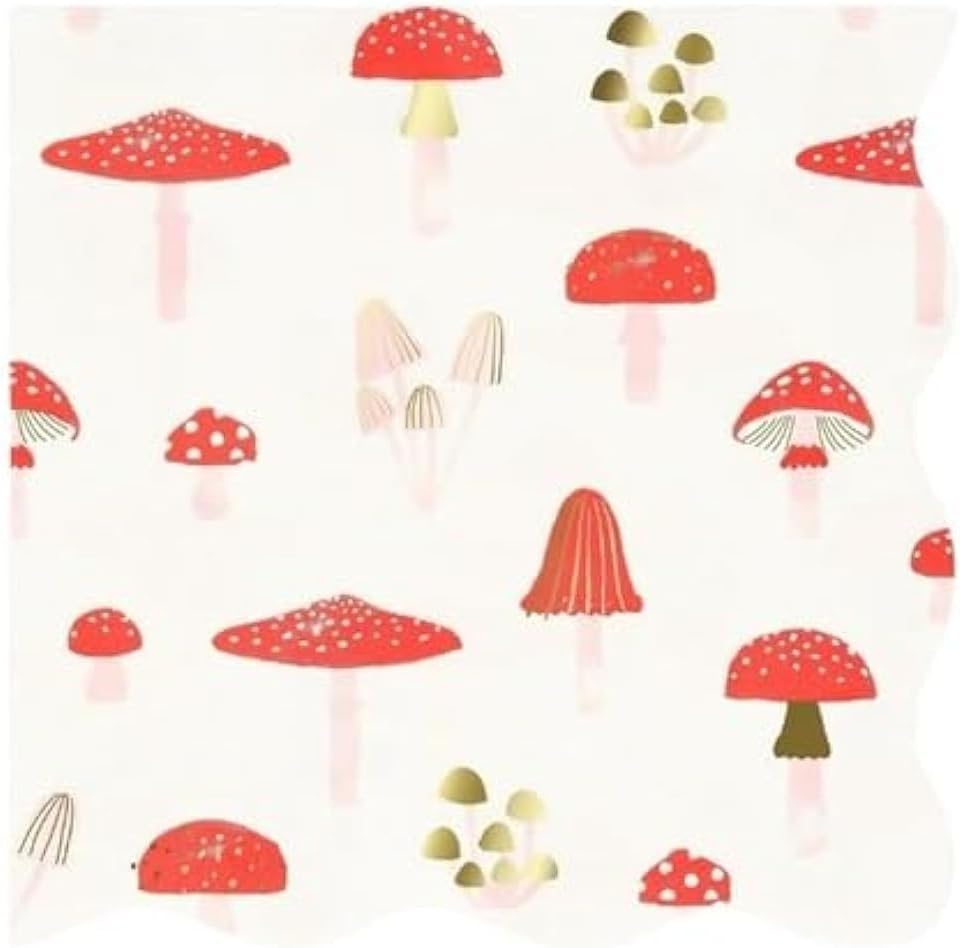 - Mantar Peçete - L - 16 Adet