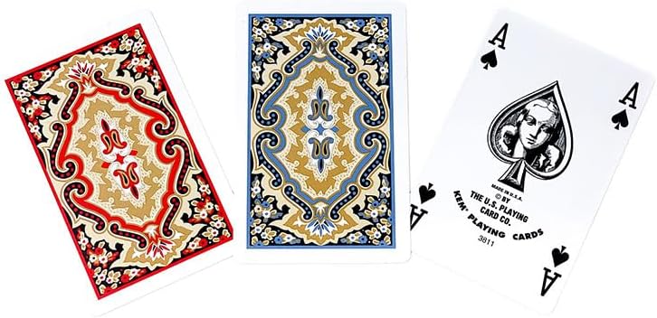 Angora Kem Kutulu Plastik Iskambil Oyun Kartı Çift Deste - Plastic Playing Double (Siyah)