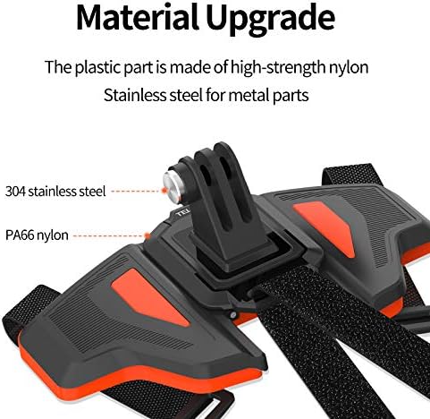 Motosiklet Kaskı Hero 11, 10, 9, 8, 7, 6, X3, ONE X2, ONE X, ONE X, DJI OSMO Aksiyon, Kaymaz Silikon, Kurulumu Kolay, Aksiyon Kamera Aksesuarları (2. Nesil) için Çene Montajı