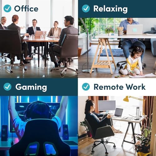 Lifelong Ofis Sandalyesi Tekerlekleri Yedek Kauçuk Tekerleği, Tüm Zeminler için, Ofis Sandalyeleri Ev ve Ofis Sandalyeleri için Tekerlekler (5 'Lİ SET HALİNDE SATILIR)