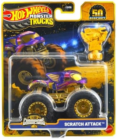 JDV96 Trucks BIG FOOT TROPHY ŞAMPİYONLARI TEKLİ ARABA - SCRATCH ATTACK BIGFOOT JDW04