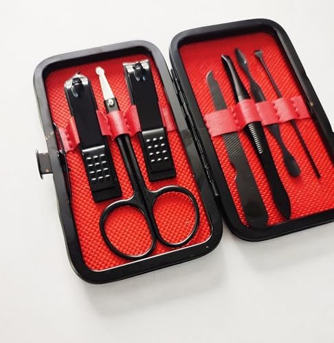 Profesyonel 7 Parça Çok Fonksiyonlu Manikür Ve Pedikür Tırnak Seti - Burun Kıl Alma GMN-11