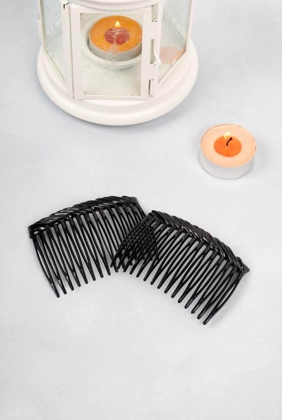 Siyah Tarak Toka 2 Adet,Kadın Çocuk Mandal Toka, Lastik Toka Seti, Toka Organizer, Toka, Kız Çocuk Toka, Toka