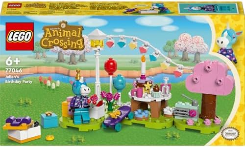 Crossing Julian Doğum Gününü Kutluyor 77046 – 6 Yaş ve Üzeri Çocuklar için Yılbaşı Hediyesi Fikri, At Minifigürü ve Çok Sayıda Aksesuar İçeren Yaratıcı Oyuncak Yapım Seti (170 Parça)