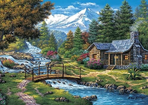 İki Küçük Şelale 2000 Parça Puzzle