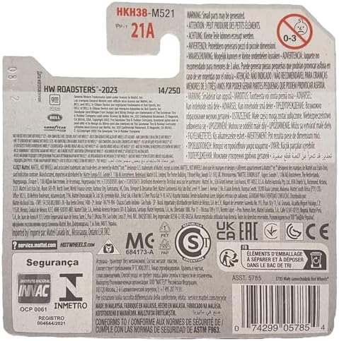 - Corvette Grand Sport Roadster - HW Roadsters 3/10 - HKH38 - Short Card - Good - Bell - Mattel 2023