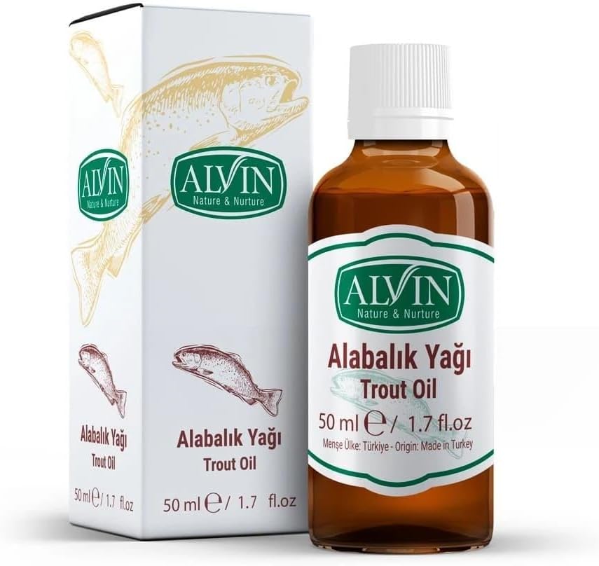 Alvin Alabalık Yağı, Doğal, 50 ml