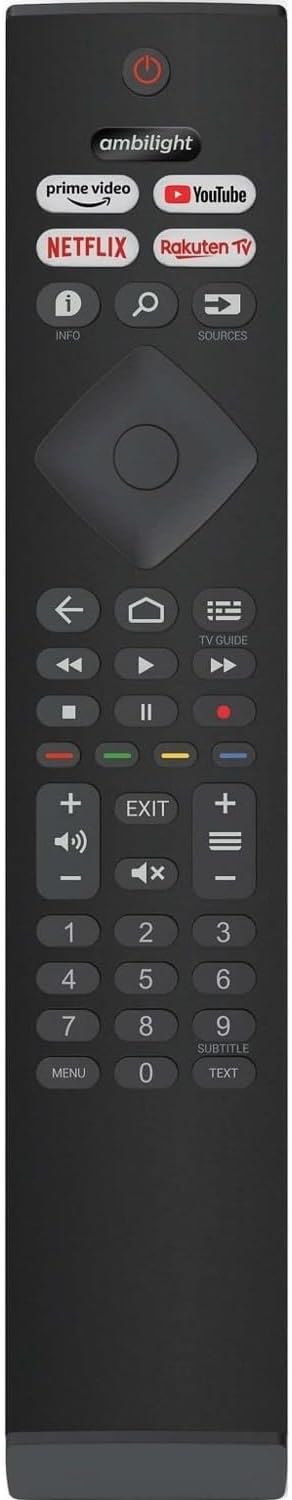 Philıps 50PUS8505, 65PUS8505, 65PUS8505, 65PUS8108, 70PUS8108, 75PUS8505, 65PUS8505, 65PML9507, 55PUS7906, 58PUS8506, 65PUS7906, 50PUS8505 Uyumlu Tv Kumandası Yedek Kumanda