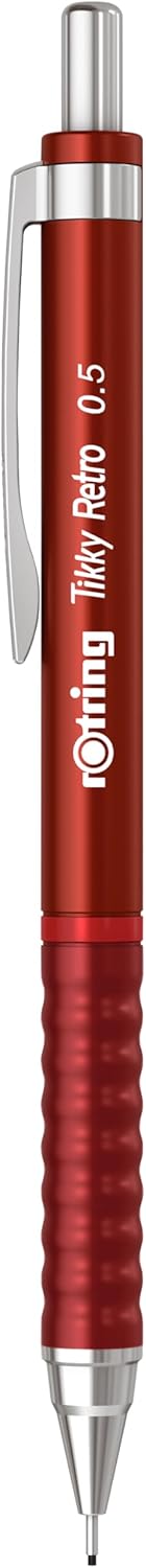 TIKKY RETRO MEKANIZMALI METALİK KIRMIZI 0.5 MM