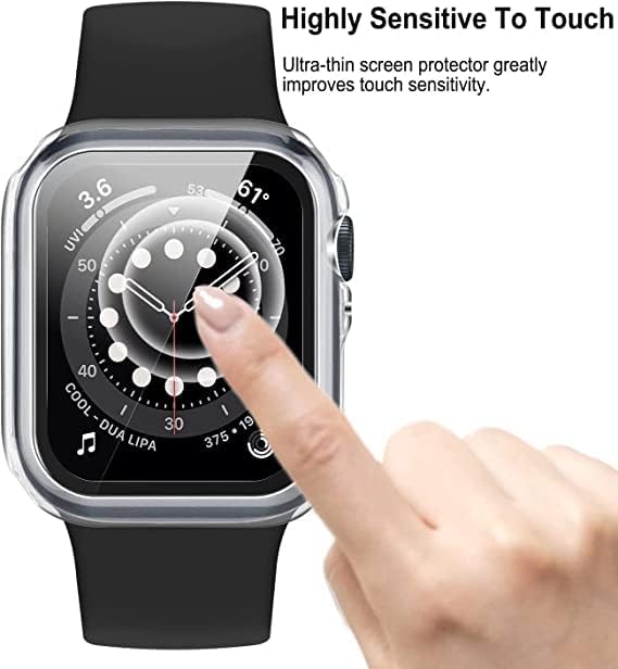 49 mm Şeffaf Ekran Koruyucu ve Kılıf Bir Arada Tam Koruma Şeffaf Saat Kılıfı