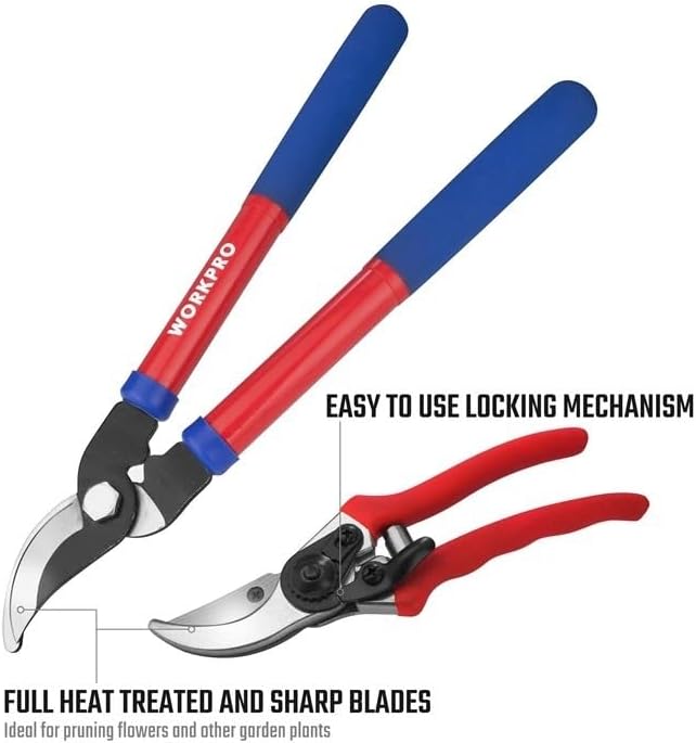 WP204500 2’li Profesyonel Bağ Bahçe Dal Budama Makası Seti