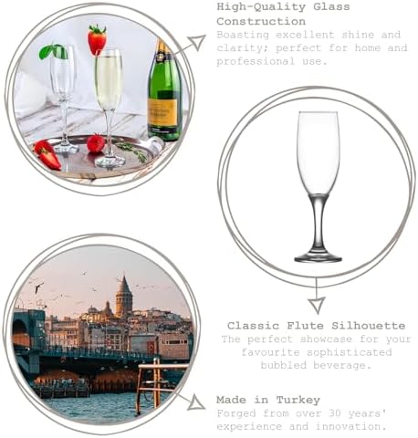 6'lı Şampanya Kadehi