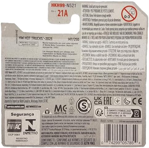 - Repu - HW Hot Trucks 4/10 - HKH99 - Kısa Kart - Pikap Kamyonu - Mattel 2023