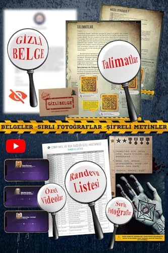 Çözülmemiş Davalar Dedektiflik Suç Çözümleme Oyunu Akıl Hastanesi Dosyası - Gizem Bulmaca Cinayet Çözme Kutu Oyunları - Katil Bulma Dedektif Oyunu - Suçlu Kim, Cinayeti Çözebilir Misin? (Dava-6)