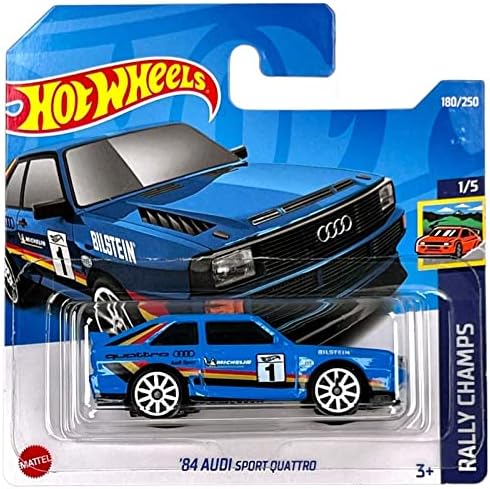 - ´84 Sport Quattro - Rally Champs 1/5 - HCX60 - Short Card - - Bilstein - Mattel 2022