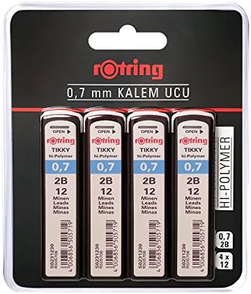 Mekanik Kurşun Kalem Ucu, 0,7Mm, 2B, 4'Lü Blister