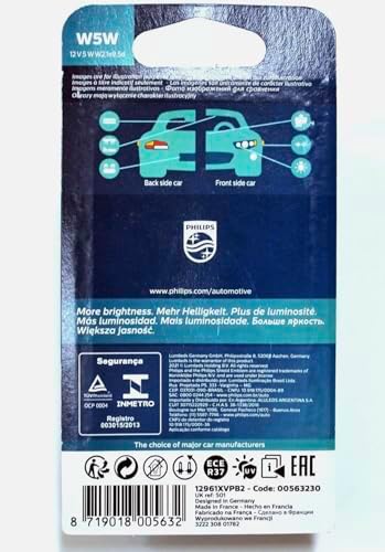 T10 W5W 12V X-tremeVision Pro150 Plaka, Tavan Ampülü, 2'li Paket