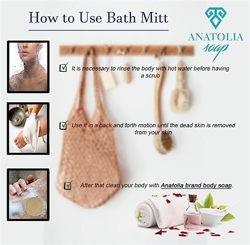 Anatolia Soap 1978 Türk hamamı koleksiyonu Kalın Beyaz Düz Tüm Vücud için Kirlerden ve Lekerden Arındırır.