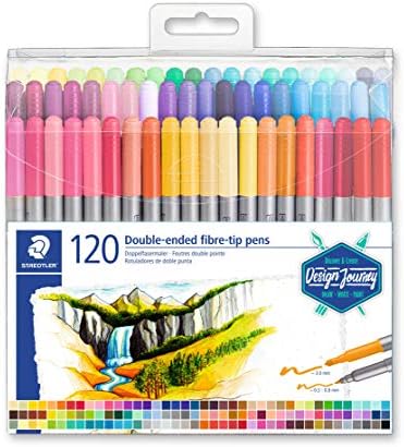 3200 TB120 Çift Taraflı Keçeli Kalem 3,0 -0,8-0,5 mm 120'Li