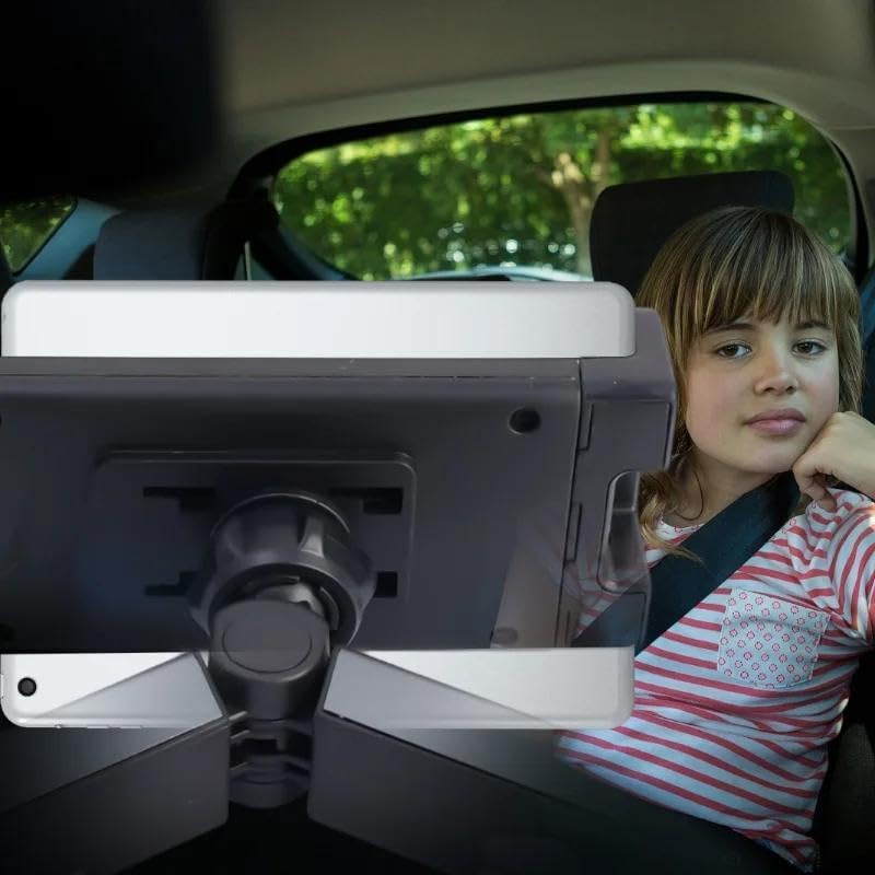 Araç Koltuk Arkası Tablet Tutucu, Telefon Tutucu, Tablet Ve Telefon Tutucu, 360° iPad Pro 12.9 Mini Air, Galaxy Tab A A7 S7, Switch, Surface, 4,7-12,9 inch ile uyumlu