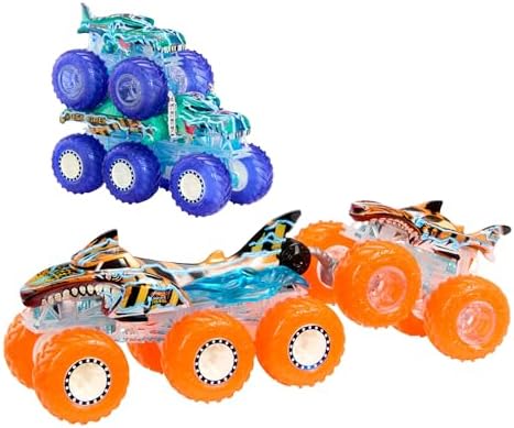 Trucks Toy Truck & Big Rig Multipack, 1:64 Ölçekli -Wrex & Tiger ile Eşleşen Power Smashers Deco