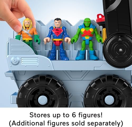 Imaginext DC Super ™ Dönüşebilen Bat-Tank™ Imaginext DC Super Dönüşebilen Bat-Tank ve figürü, ışık ve ses efektleri HVY04