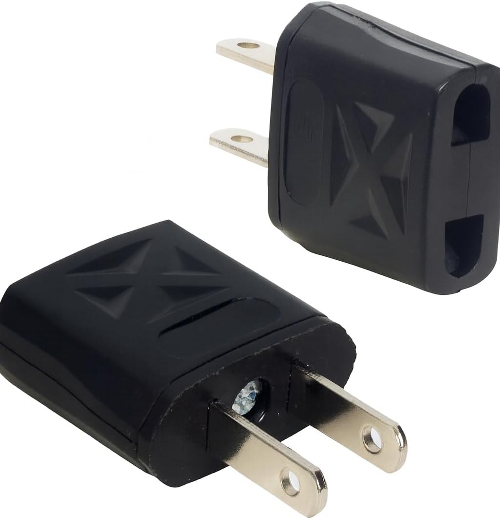 Avrupa Tipi Fiş Amerikan Tipi Fişe Çevirici Adaptör, Ters Çevirici Seyahat Priz Dönüştürücü, Kompakt ve Dayanıklı Adaptör