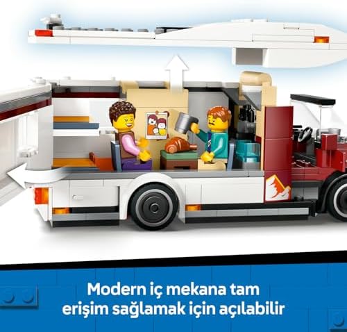 City Tatil Karavanı 60454-6 Yaş ve Üzeri Çocuklar için Yaratıcı Oyuncak Yapım Seti, Doğum Günü Hediyesi (385 Parça)