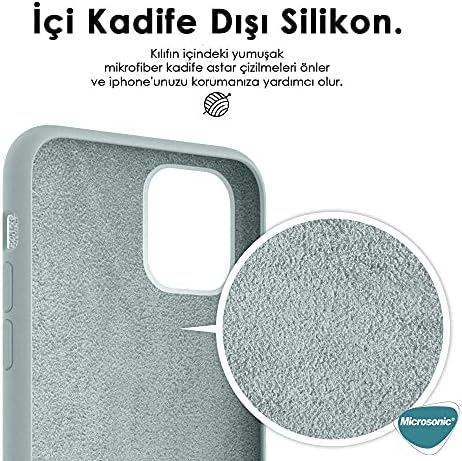 13 Pro Max için Kılıf Lansman Silikon Sarı [ 13 Pro Max ile Uyumlu Kılıf - Sarı]