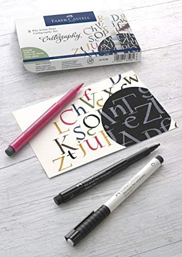 Kaligrafi Çizim Kalemi Seti 8’li, 2 mm Kesik Uç, Kalıcı Hint Mürekkebi, Solmaya Dayanıklı, 8 Renk