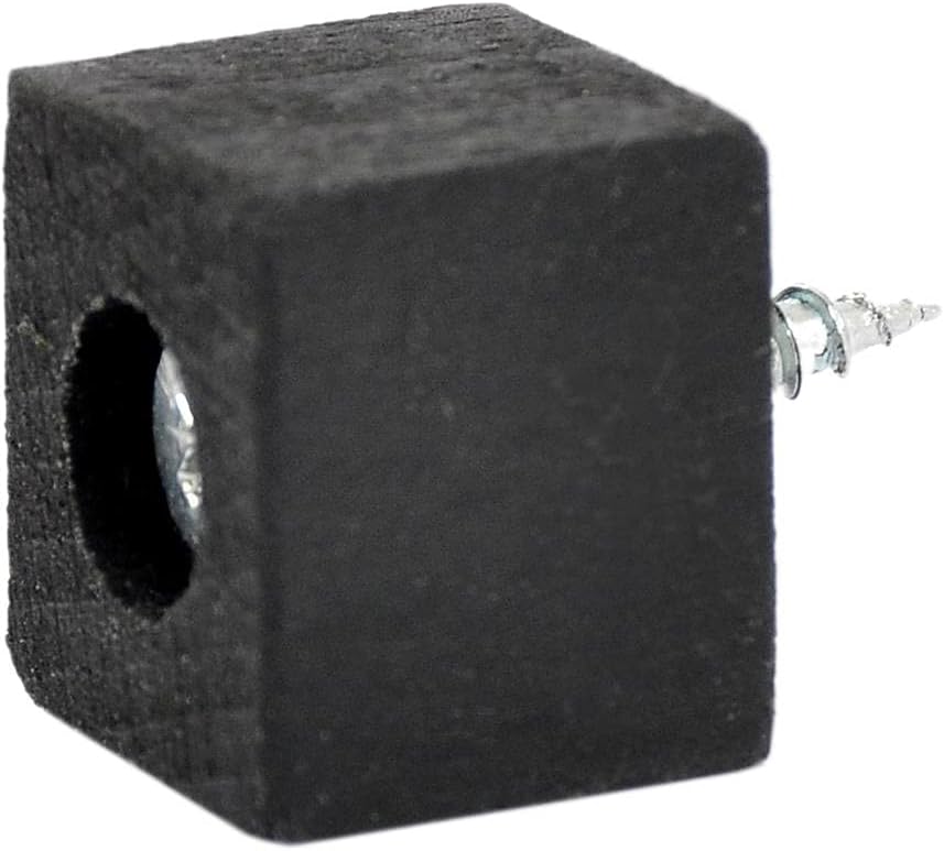 Masa Mobilya Koltuk Ayak Yükseltici 6'lı 15 mm Siyah