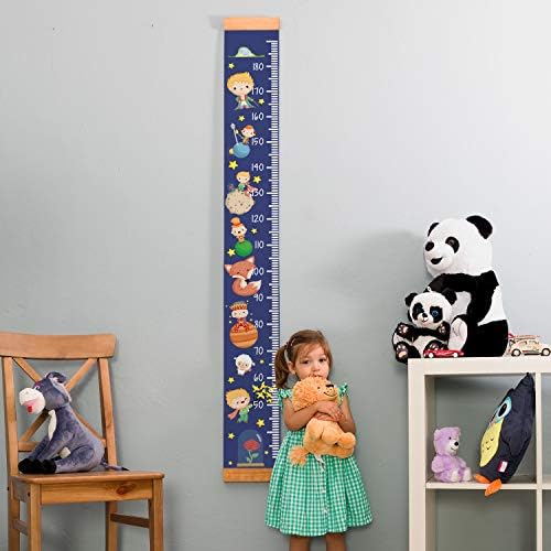 Küçük Prens Tasarımlı Çocuk Odası Duvar Boy Ölçüm Cetveli