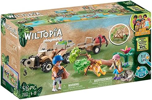Wiltopia 71011 Hayvan Kurtarma Aracı, 4 Yaş ve Üzeri Çocuklar Için Sürdürülebilir Oyuncaklar