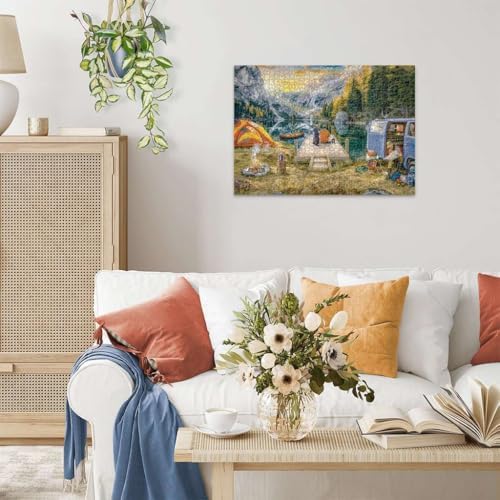 1000p Puzzle Kamp, Yapboz