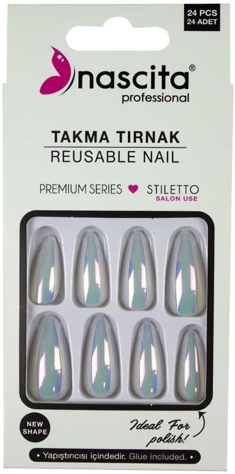 24lü Takma Tırnak Hologram - 197