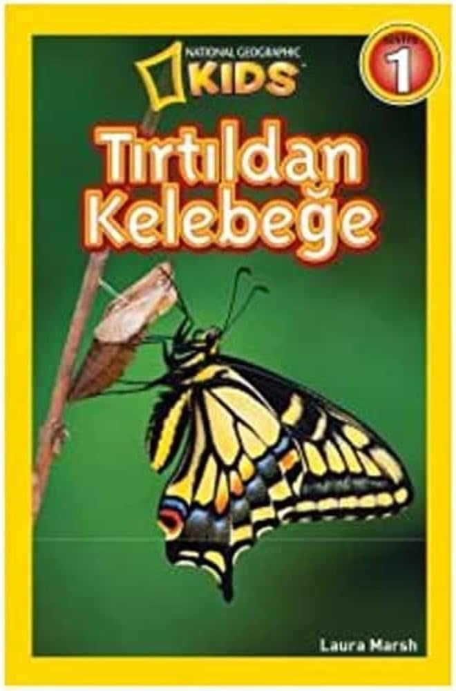 Tırtıldan Kelebeğe: National Geographic Kids - Seviye 1 (Kapak Değişebilir)