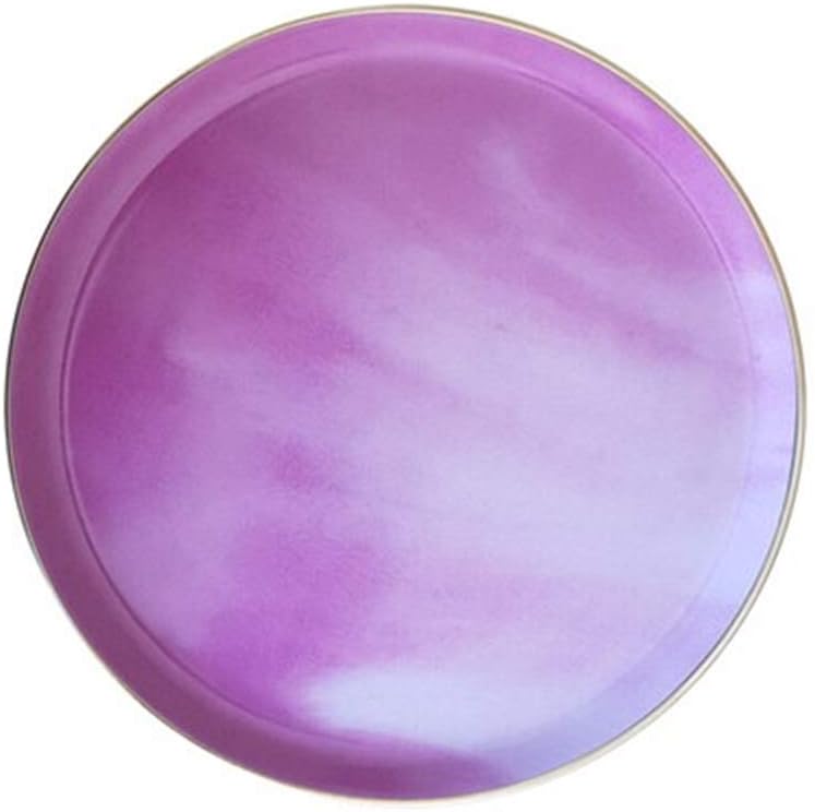 Posh Desen Pembe Düz Tabak 28cm