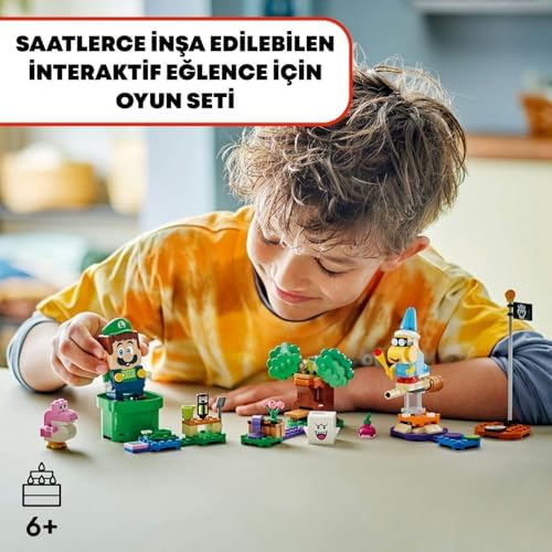 Super Mario İnteraktif Luigi ile Maceralar 71440-6 Yaş ve Üzeri Çocuklar İçin Koleksiyonluk Yaratıcı Oyuncak Yapım Seti (210 Parça)