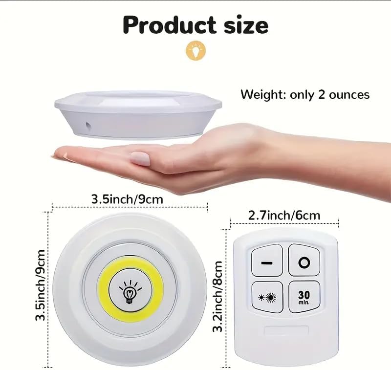 Life 3 Adet Uzaktan Kumandalı Kablosuz Led Aydınlatma MIT1101