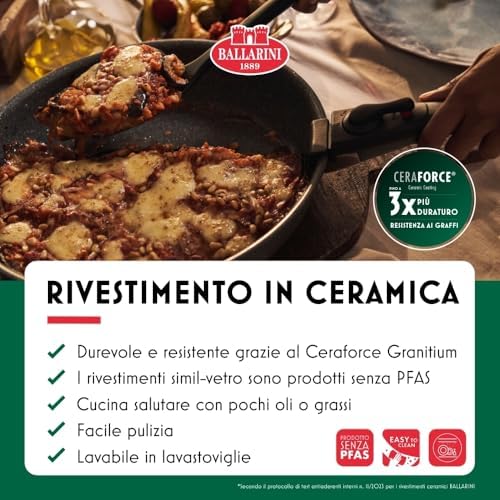 Torre kızartma tavası seti, seramik kaplama, 20 + 28 cm, indüksiyonlu ocaklara uygun, çıkarılabilir sap, alüminyum