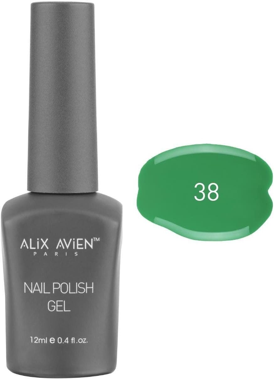 Uv Kalıcı Koyu Yeşil Jel Oje 38 - Gel Polish - 12 ml