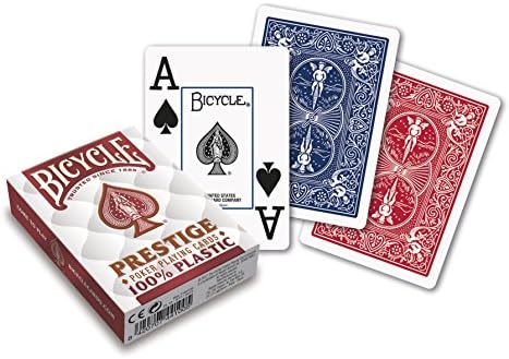 ® Prestige Rider Back 100% Plastic Index Playing