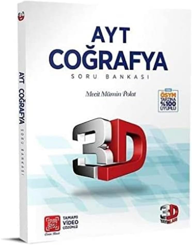 Çözüm 3D AYT Coğrafya Soru Bankası Yeni